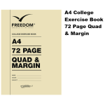 72 pages A4 College Books Q/M